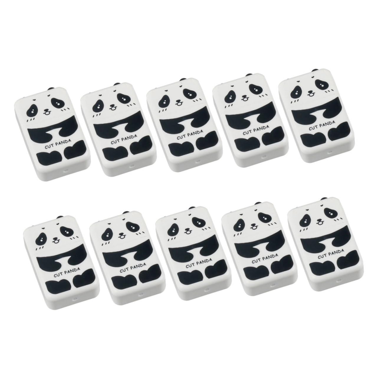 OSALADI 4 Set Gomma Da Cancellare Panda Bullette Carine Gomme Da Cancellare Panda Gomme Da Scrivere Cancella Cartone Animato Gomma Da Cancellare Portatile Eliminati Di Fumetti 10 Pezzi*4