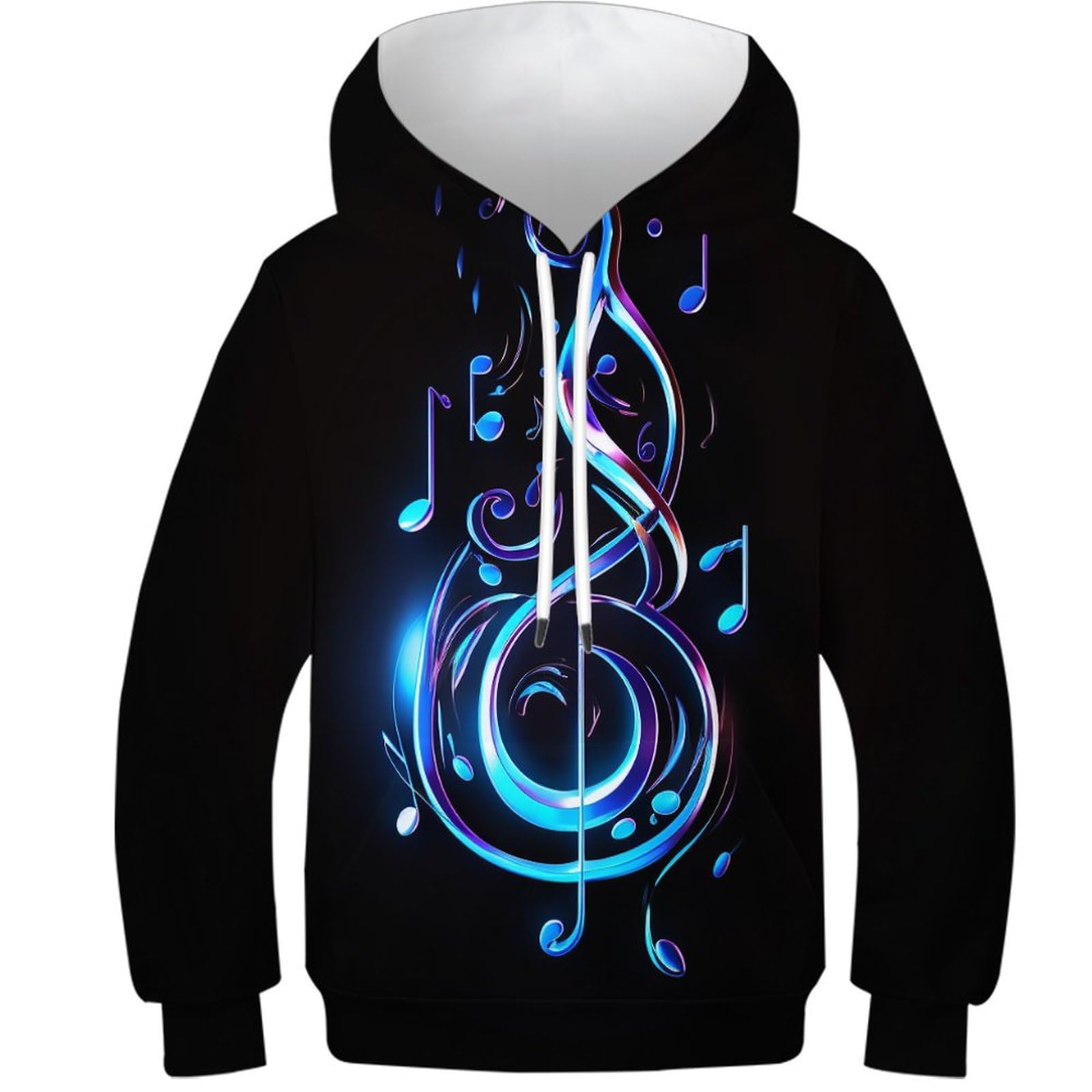 Sweat à capuche Cassette Audio 3D cadeau original pour ado de 13-15 ans look d'hiver - 8