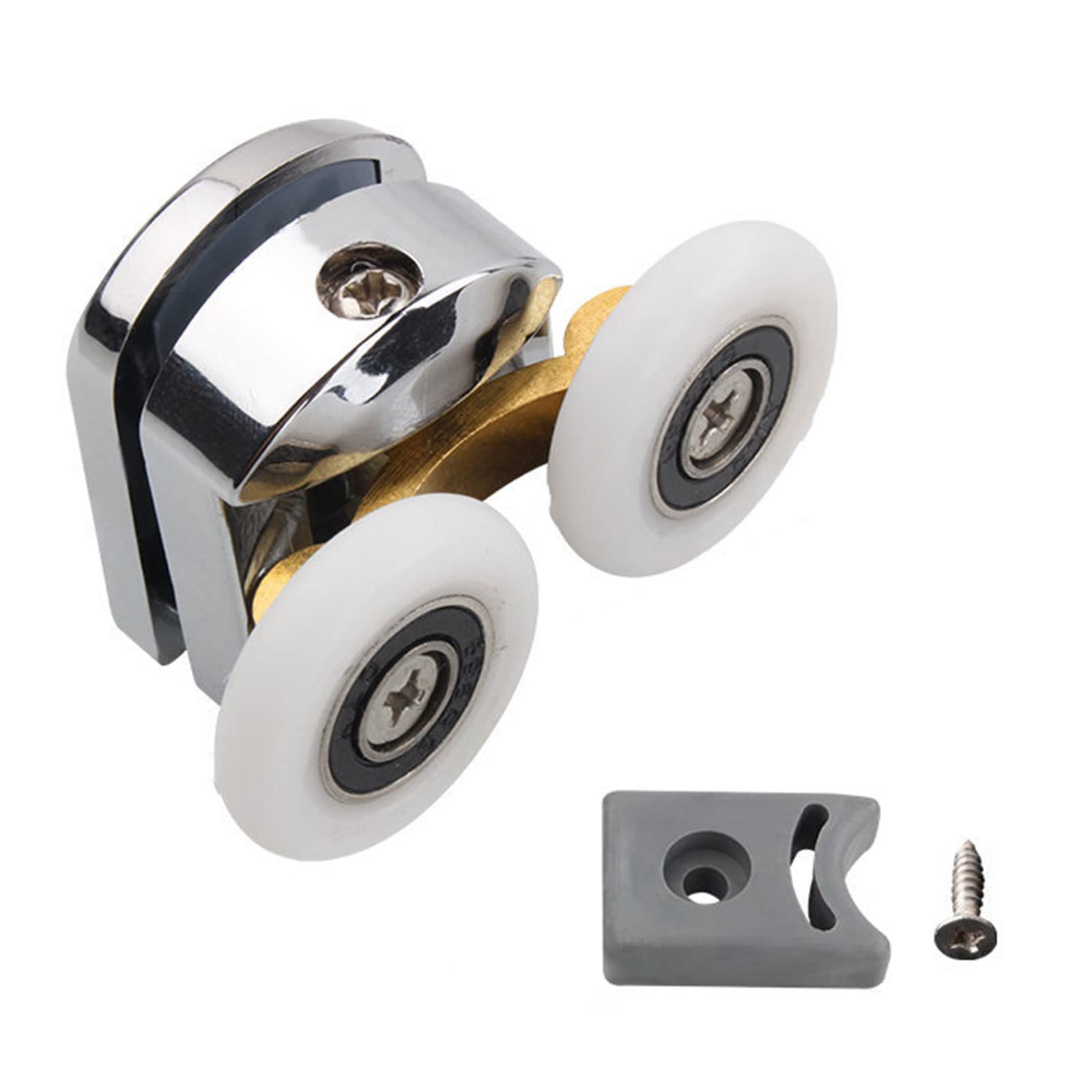 Shower Door Sliding Glass Door Pulleys Replacement Bearing Rollers Runner Shower Room Cabins Swinging Pulley Sliding Pulleys Glass Bearing Rollers