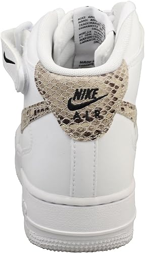Miniatura 4 de Nike Air Force 1 Mid '07 Leather White 366731-100 para mujer