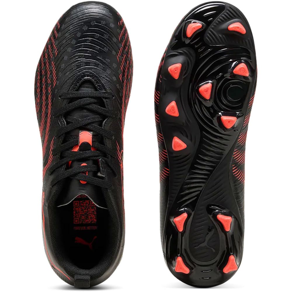 PUMA Future 9 Play IT JR Fußballschuhe 108723 02 Puma Black Glowing red Gray