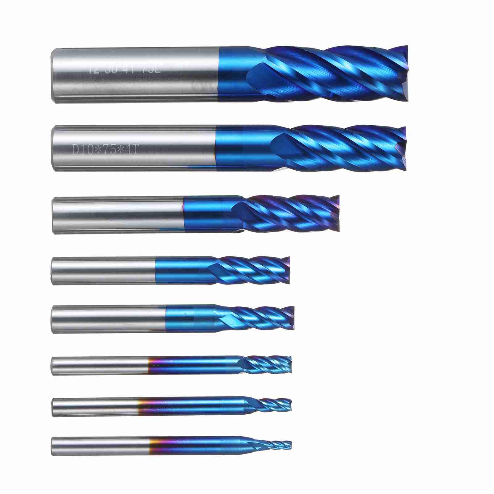 Ausla Juego de Brocas de Fresa de Carburo de Vástago de 1 8 Pulgadas, Kit de 12 Piezas de Brocas de Enrutador CNC con Flauta Simple y Doble, Eliminación Rápida de Virutas para Madera, Acrílico, PVC,