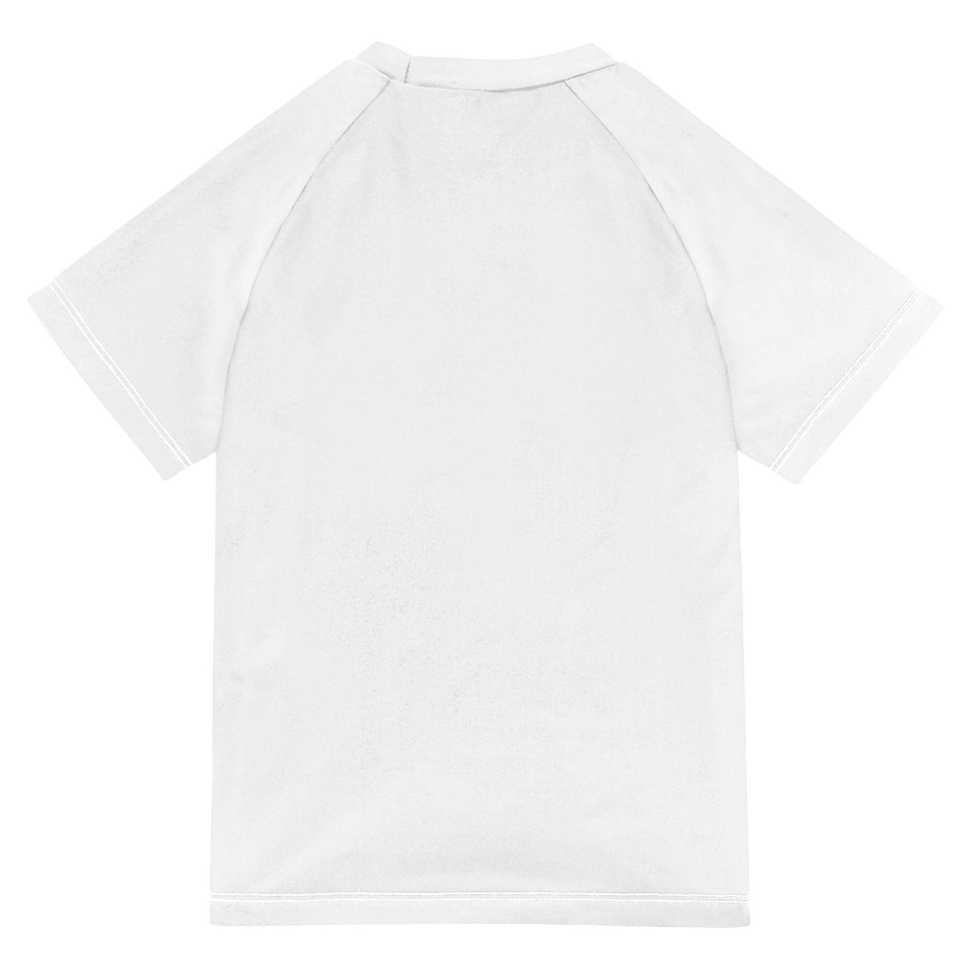 Highland Cow Girl Bathing Suit UV Protection Kids Rash Guard Swimwears Athletic Tops for Youth Boy 9-10Y