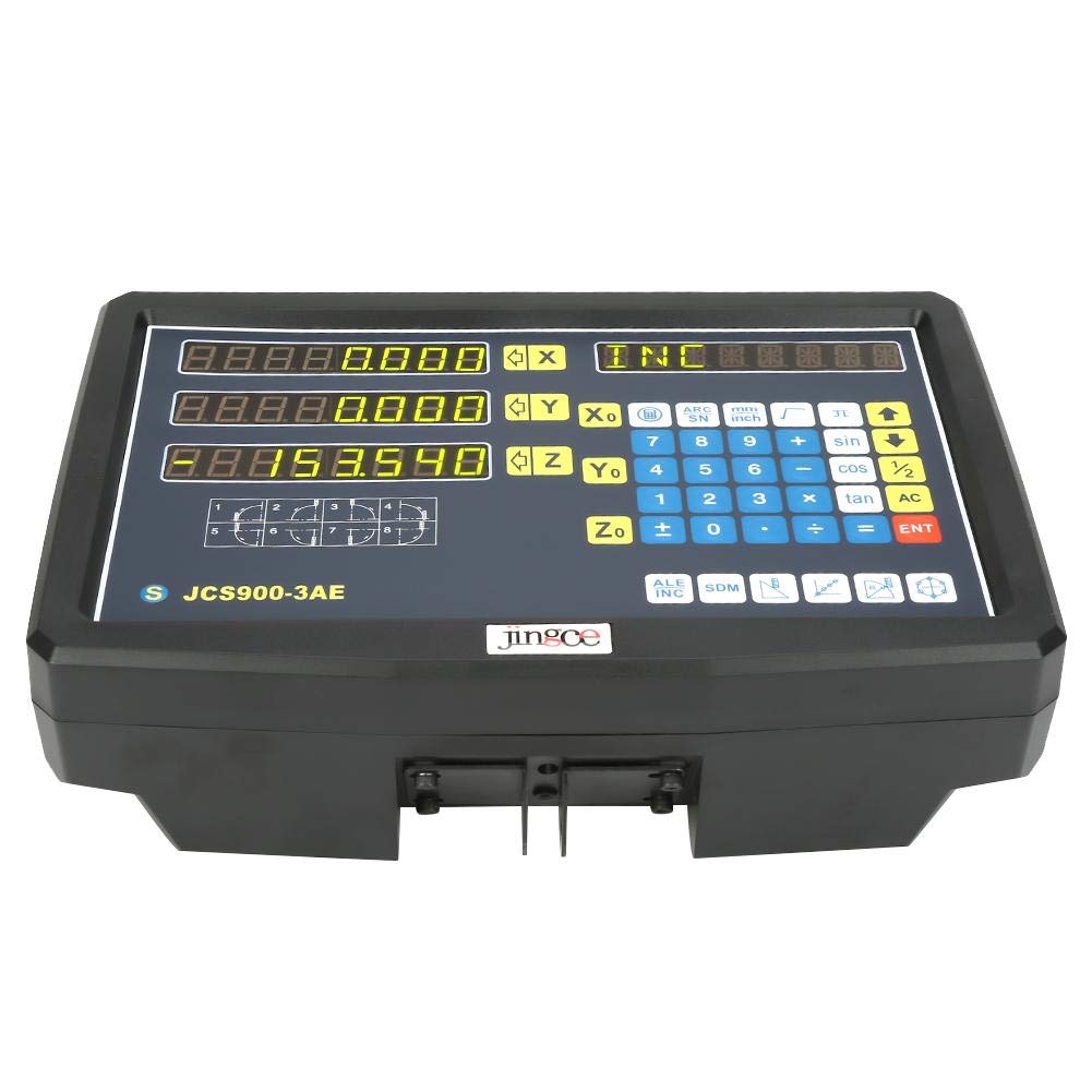 Lecture Numérique DRO JCS900-2AE/JCS900-3AE 2/3 Axes Lecture Numérique AC 110-240V pour Fraiseuse Tour(JCS900-3AE)