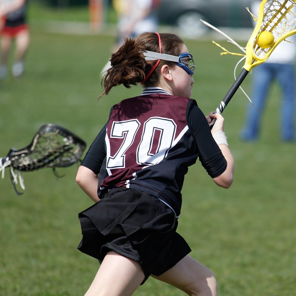 Crown Sporting Goods Regulation Size Lacrosse Balls in Mesh Storage Bag