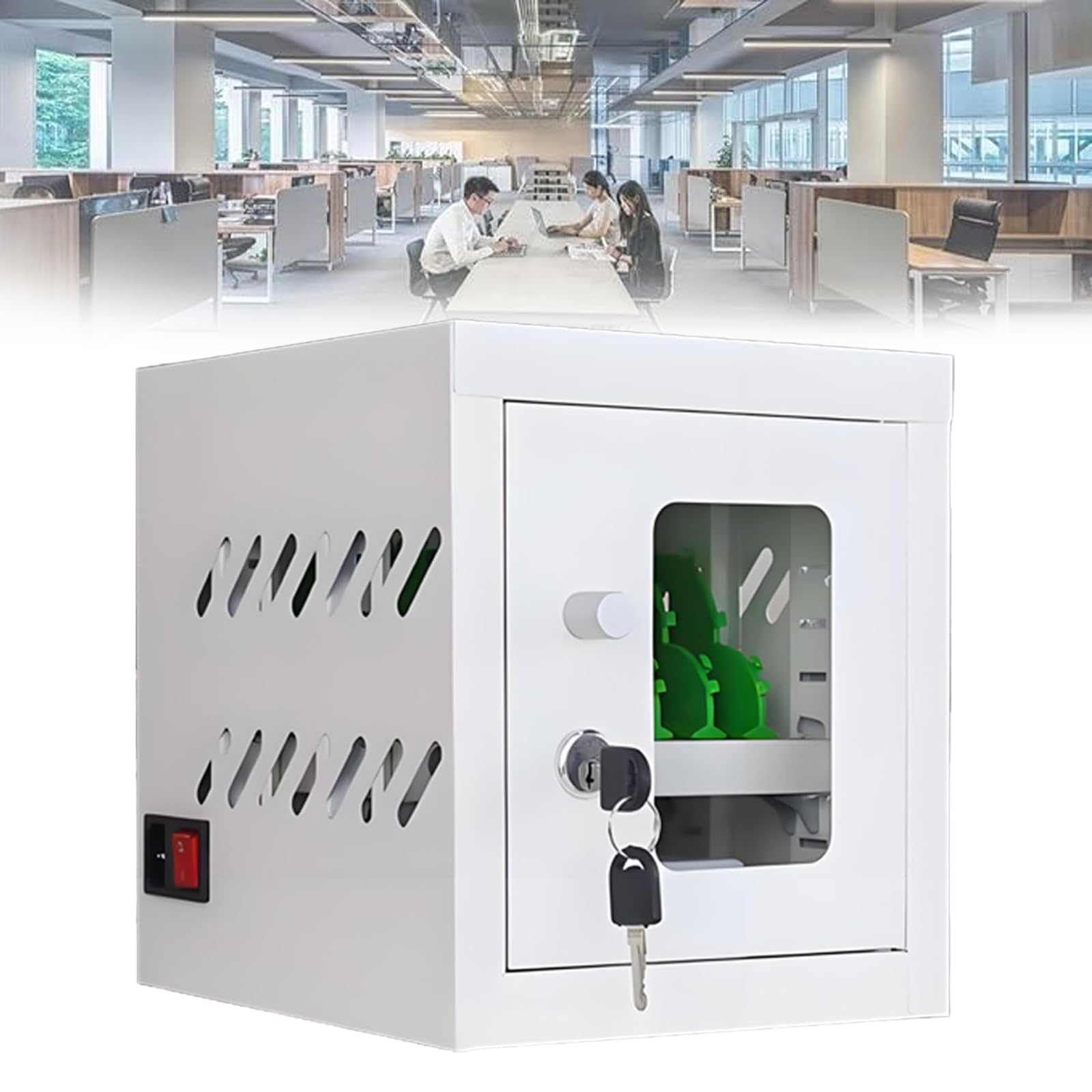 Stacja ładująca do telefonu z zamkiem szyfrowym, kółka 360°, 6-30 portów USB, szafka do przechowywania telefonu komórkowego do szkół, kościołów, na lotnisko, 20 gniazd