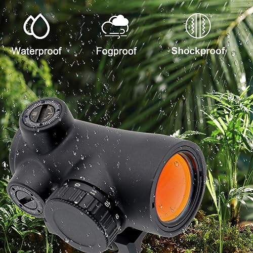 Shotac Reflex Red Dot Sight,2 Moa Compact 1X25Mm Rifle Scope,Waterproof & Shockproof Red Dot Scope,11 Brightness Settings,Windage&Elevation Adjustable-St001 #TOP3