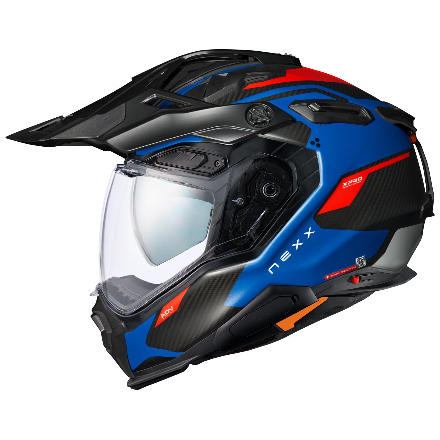 Nexx XWED3 Helmet - Keyo Blue / Matte Red - Large