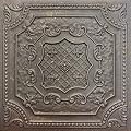 A La Maison Ceilings R126 Bijout Bee Foam Glue-up Ceiling Tile (21.6 sq. ft./Case), Pack of 8, Rusted Steel