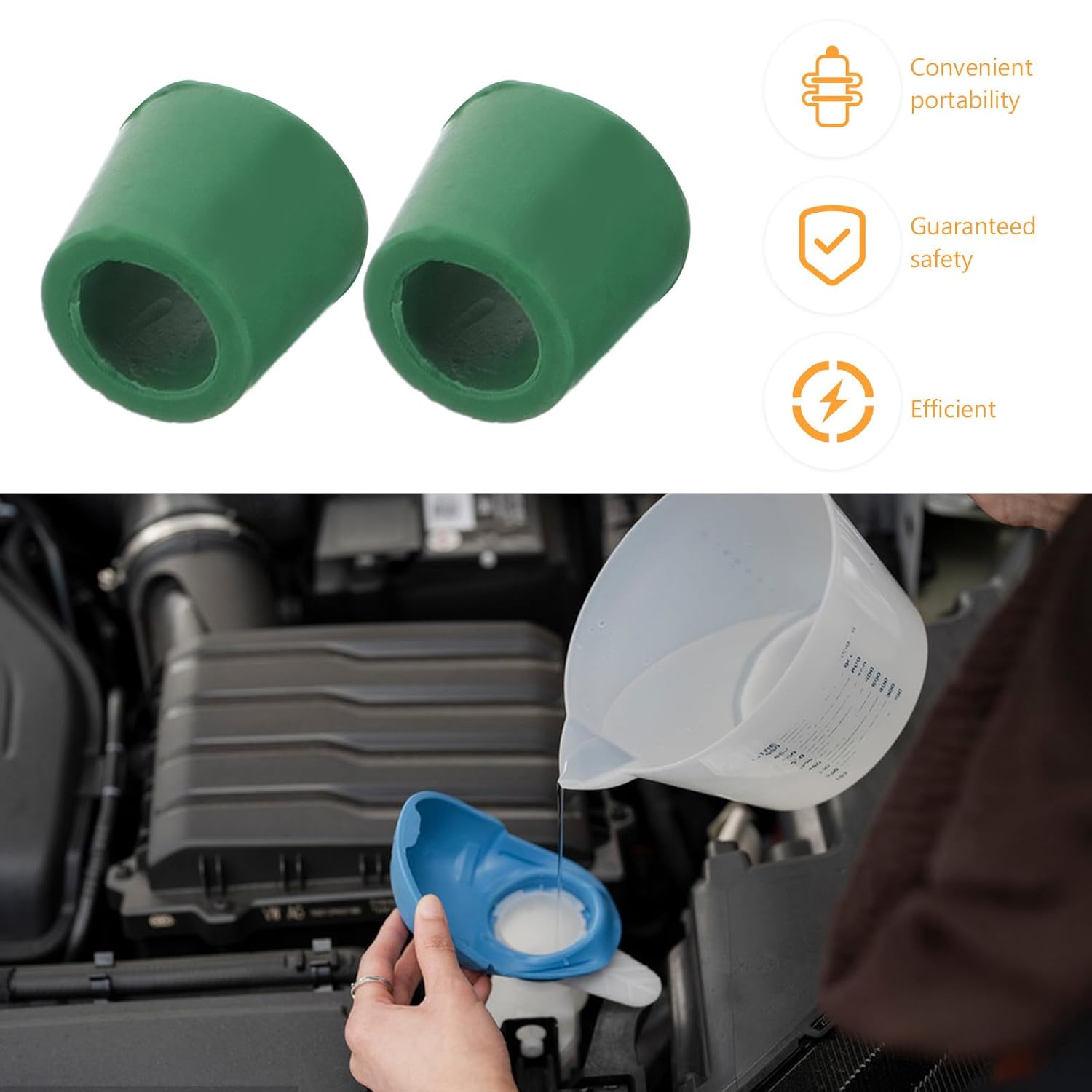 50pcs Green Rubber Sealing Gasket O-Ring Kit for Automotive Air Conditioning Line Repair, Air Compressor Seal Replacement, Suitable for Car Ac Maintenance