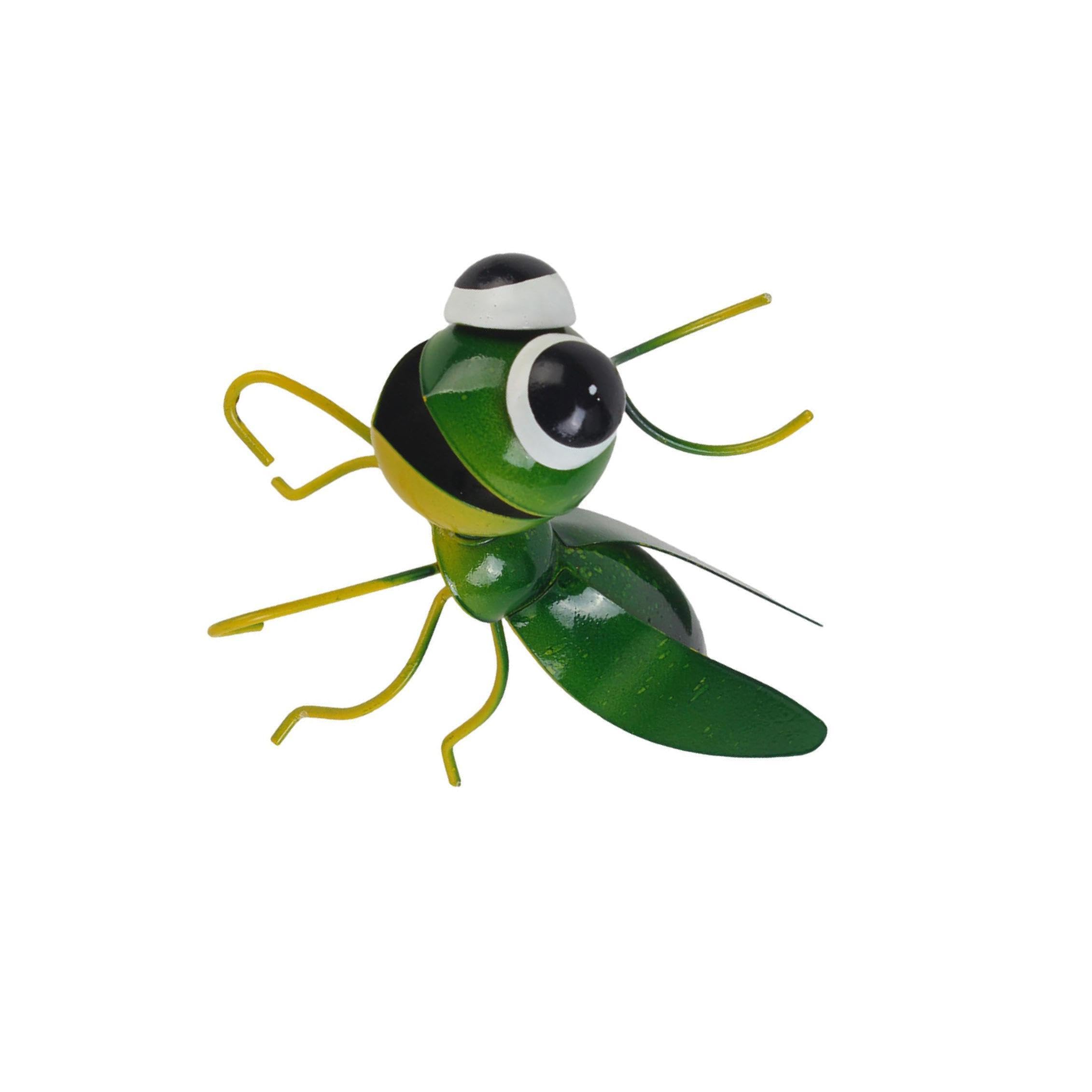 Alcxazs Grasshopper Garden Decor Hanging Statue Unique Iron Sculpture Enhances Patio Lawn Art Adding Character And Charm Outdoor Garden Statue Is Made Of Iron Flower Pot,