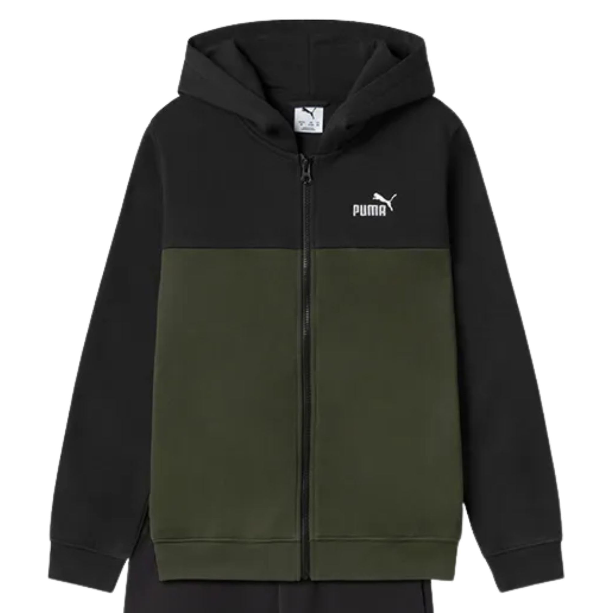 Puma Chándal de niño con capucha y cremallera negra Código 692204-70