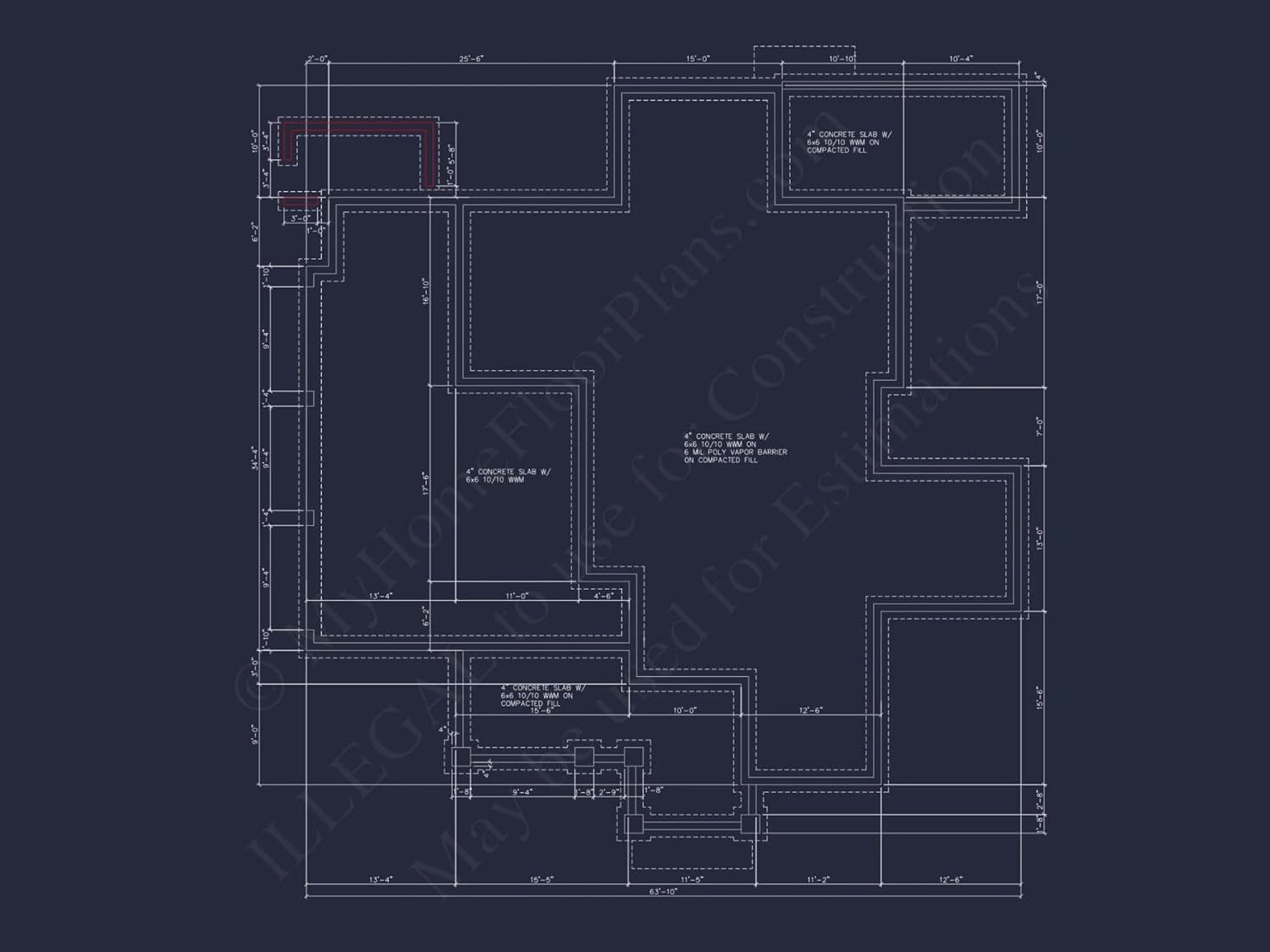 13-1777 HOUSE PLAN - Craftsman House Floor Plan with 4 Bedrooms and 3 Garage Bays