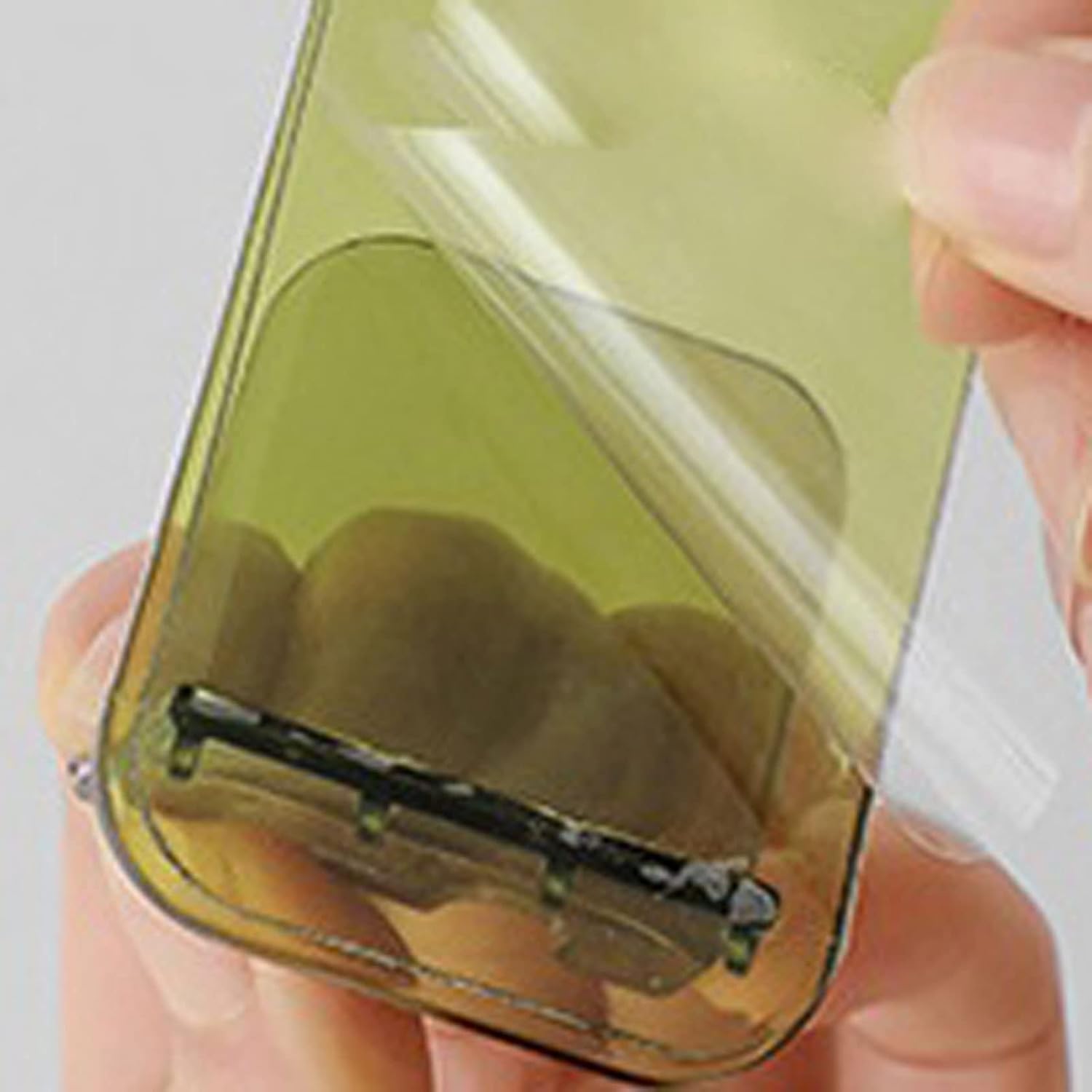 Toothbrush Holders 1pc Green Nail Free Hanging Toothbrush Storage Rack Bathroom Toothbrush Rack Self- Wall Toothbrush Rack