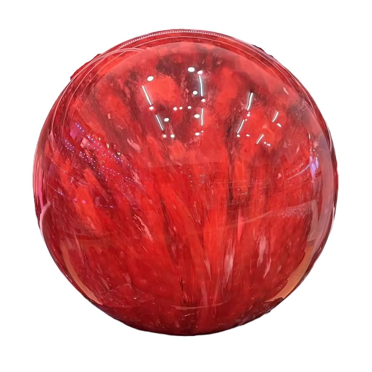 YLQUXEUV 1pc 10-11cm Smelting Stone Quartz Treat Sphere Red Crystal Balls