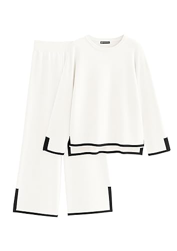 PRETTYGARDEN Women's 2 Piece Fall Knit Sweater Set Long Sleeve