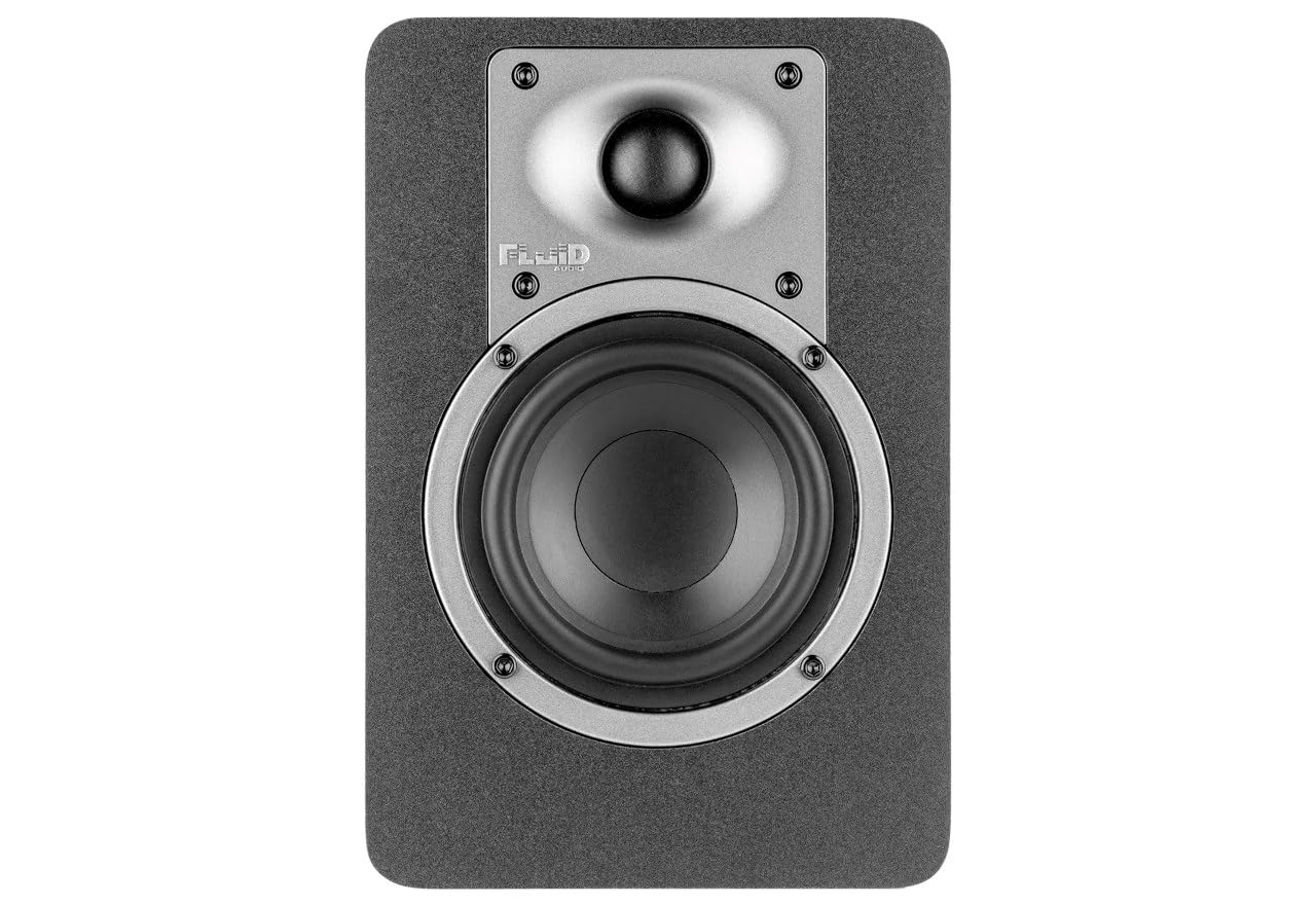 Fluid Audio C50BT Studio Monitor, Pareja de Altavoces Activos (con Balance de Sonido Neutro, Altavoces de monitorización con Controladores de 5 Pulgadas y conectividad BT)