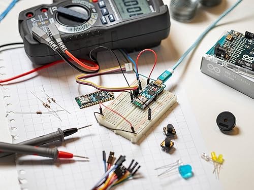 Miniatura 5 de Arduino Nano ESP32 con encabezados ABX00083 - ESP32-S3, USB-C, Wi-Fi, Bluetooth, soporte HID, compatible con MicroPython para IoT y proyectos