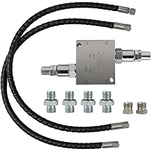 Mini Excavator Cushion Valve Kit for Hydraulic Swivel Motor Buffer Valves for 1/4" Hose Systems, Replace 1/4" M14x1.5