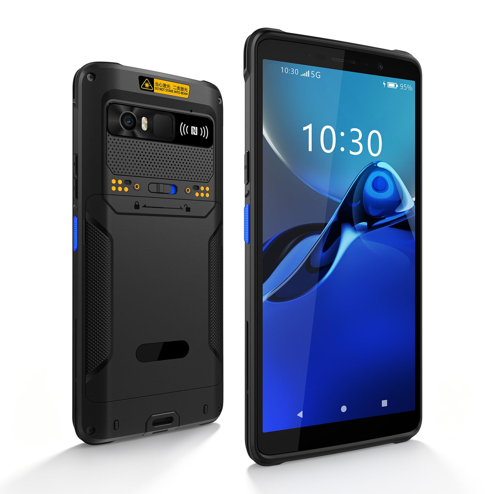 FARSET F35 Scanner de Codes-Barres Android avec Moteur sous Licence Zebra, Ordinateur Mobile PDA Portable, 5G LTE & WiFi 6, écran de 6", NFC, 5000 mAh, IP68,1D/2D/QR pour entrepôt et logistique