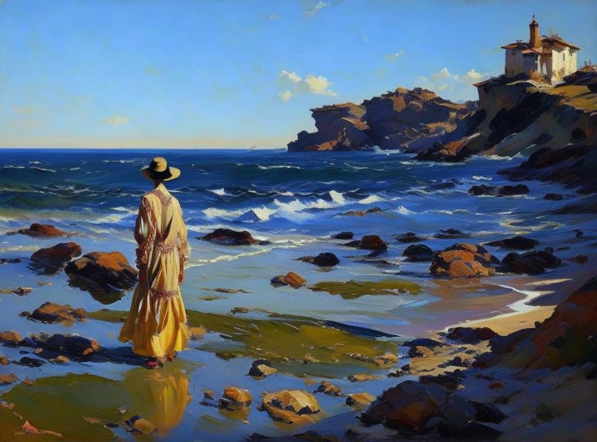 Grandes vagues de mer affiches sur toile pour salon moderne 58x90cm