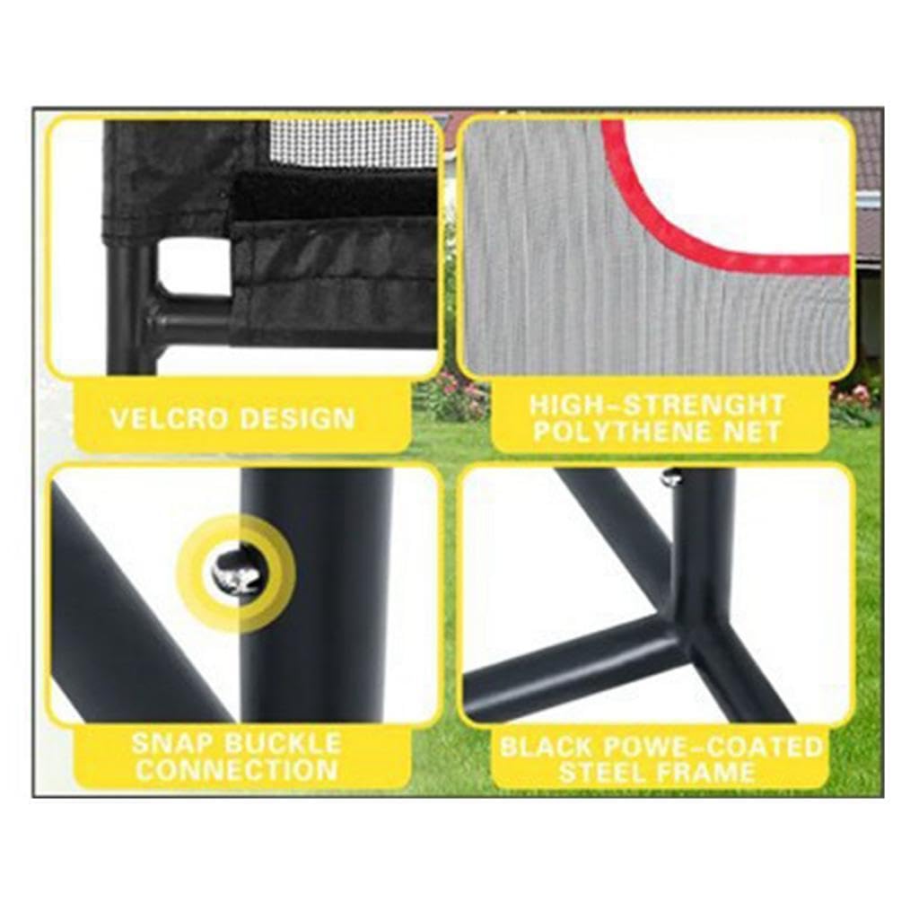 Set di reti da Badminton Resistenti con Racchette, volani e