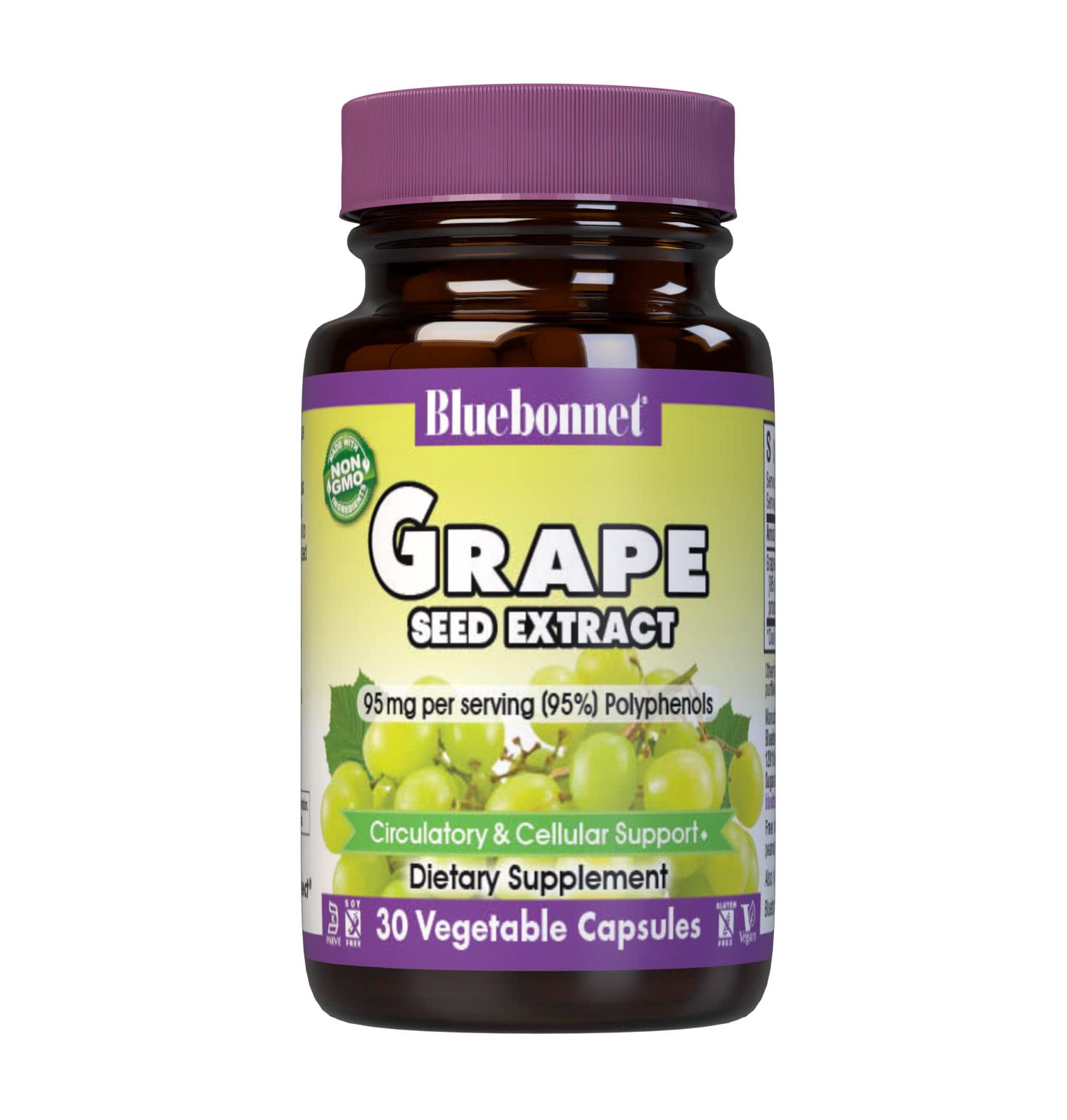 Bluebonnet Nutrition Blue Bonnet Grape Seed Extract, 30 ct