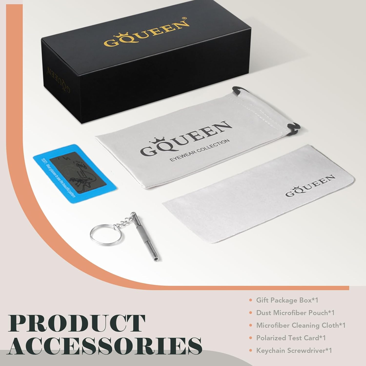 GQUEEN Retro Round Polarized Sunglasses Womens Men Spring Hinge Metal Frame Trendy Hippie Oval Sun Glasses Shades UV400 1 Gold Frame/Black Lens 55 Millimeters image 7 of 7 B0FY1G74D4