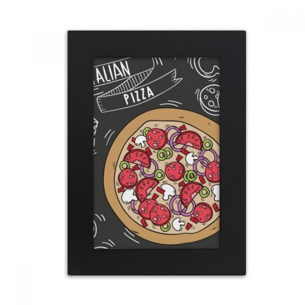 Cadre photo noir Italie de 4x6 pouces pour decorer votre espace de travail cosy