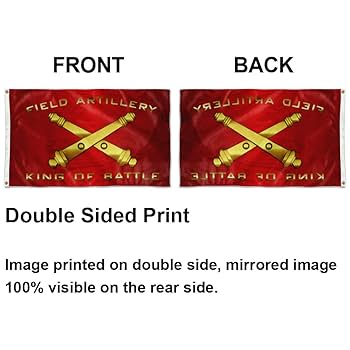 Amazon.com : Fyon Field Artillery King Of Battle Flag