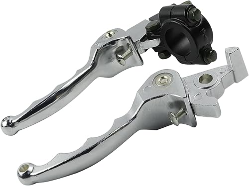 Miniatura 5 de FLYPIG Palanca de freno de embrague de aluminio plegable para manillar de 0.866 in, 7/8 pulgadas, apta para 50 cc, 70 cc, 90 cc, 110 cc, 125 cc,