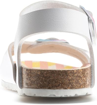Sandalo Pablosky Fascia Bicolor Inserto Fiore