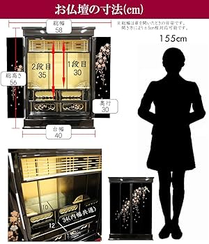 仏具セット　1 (仏具、仏壇) Amazon｜松山神仏具店 ミニ仏壇 モダン仏壇 セット 仏具付 仏具