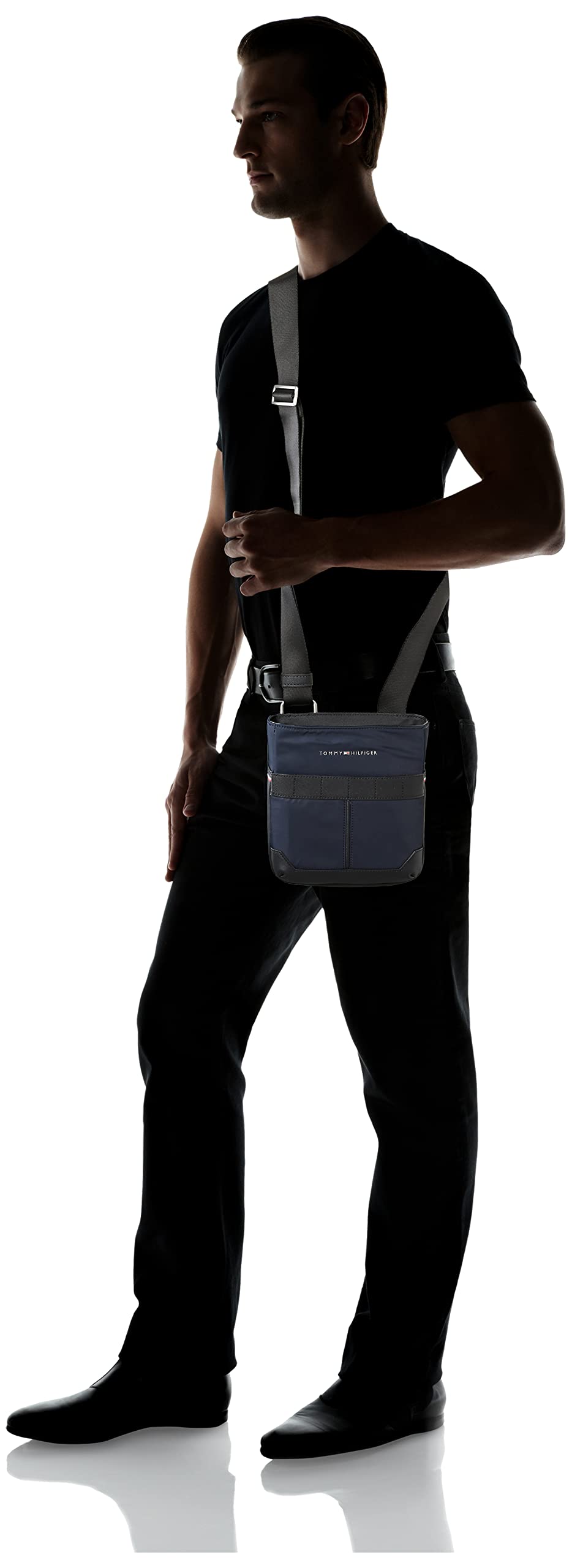 Tommy Hilfiger Th Elevated Nylon Mini Crossover Am0am10943 - Bolsos Cruzados Hombre