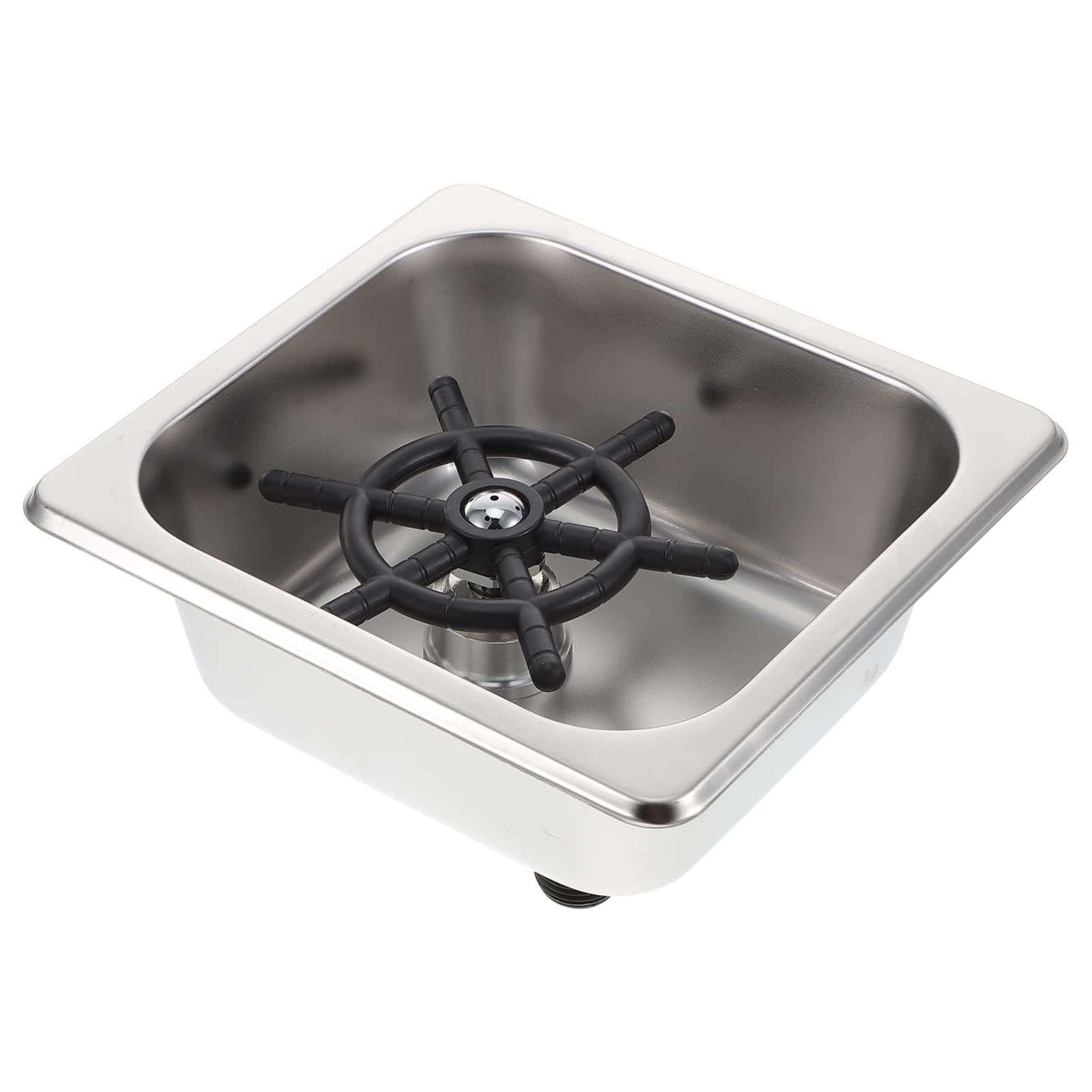 NUOBESTY Lavabicchieri e Lavabottiglie in Acciaio Inox 304 Sciacquatrice Automatica Ad Alta Pressione, Risciacquo Rapido Per Bar e Uso Domestico, Compatibile Bicchieri Di Vetro Di Varie Dimensioni