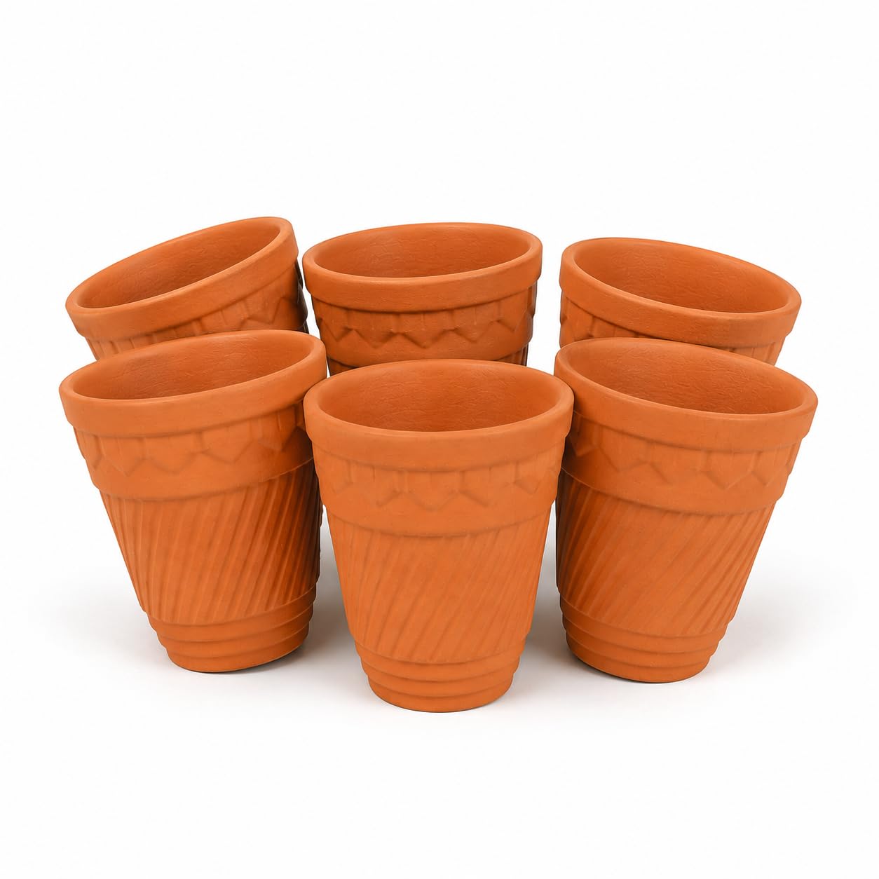 Clay Kullad, Traditional Indian Desi Chai |Tea Cup/Glass|Handcrafted Brown |Kullad Tea Cups (Brown) 100ml (6)-image-27