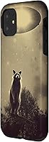 Vista 11 de iPhone 15 Pro Max Vintage alien raccoon UFO Alien Case