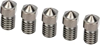 Bicos extrusores para impressora 3D, Bicos extrusores Bicos de a?o endurecido 5 p?s/conjunto de a?o endurecido resistente ao desgaste Die super duro para ABS (# 3)