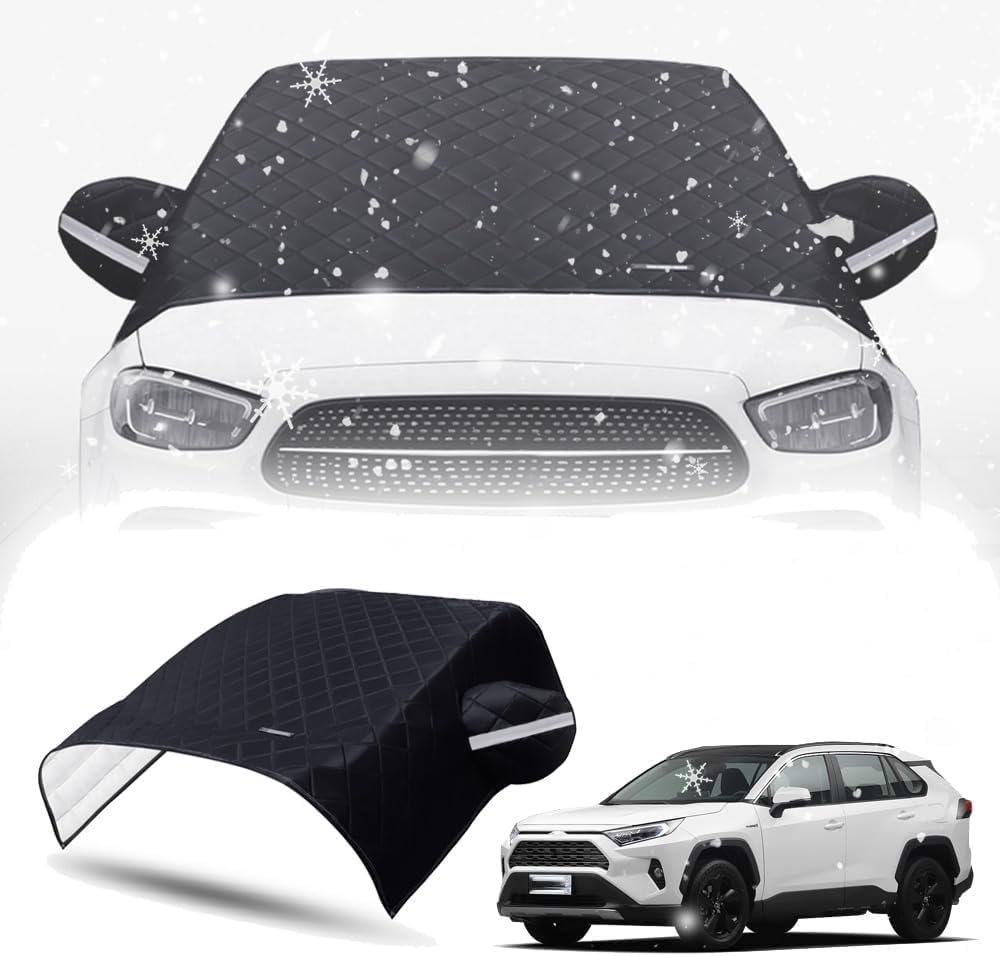 Windshield Magnetic Snow Cover for OPEL Zafira 7seat 2008-2013 Protective in All Weather Windscreen Cover Frost Ice Snow Protector for Winter C-O148 * 116cm(Normal/G-Black)