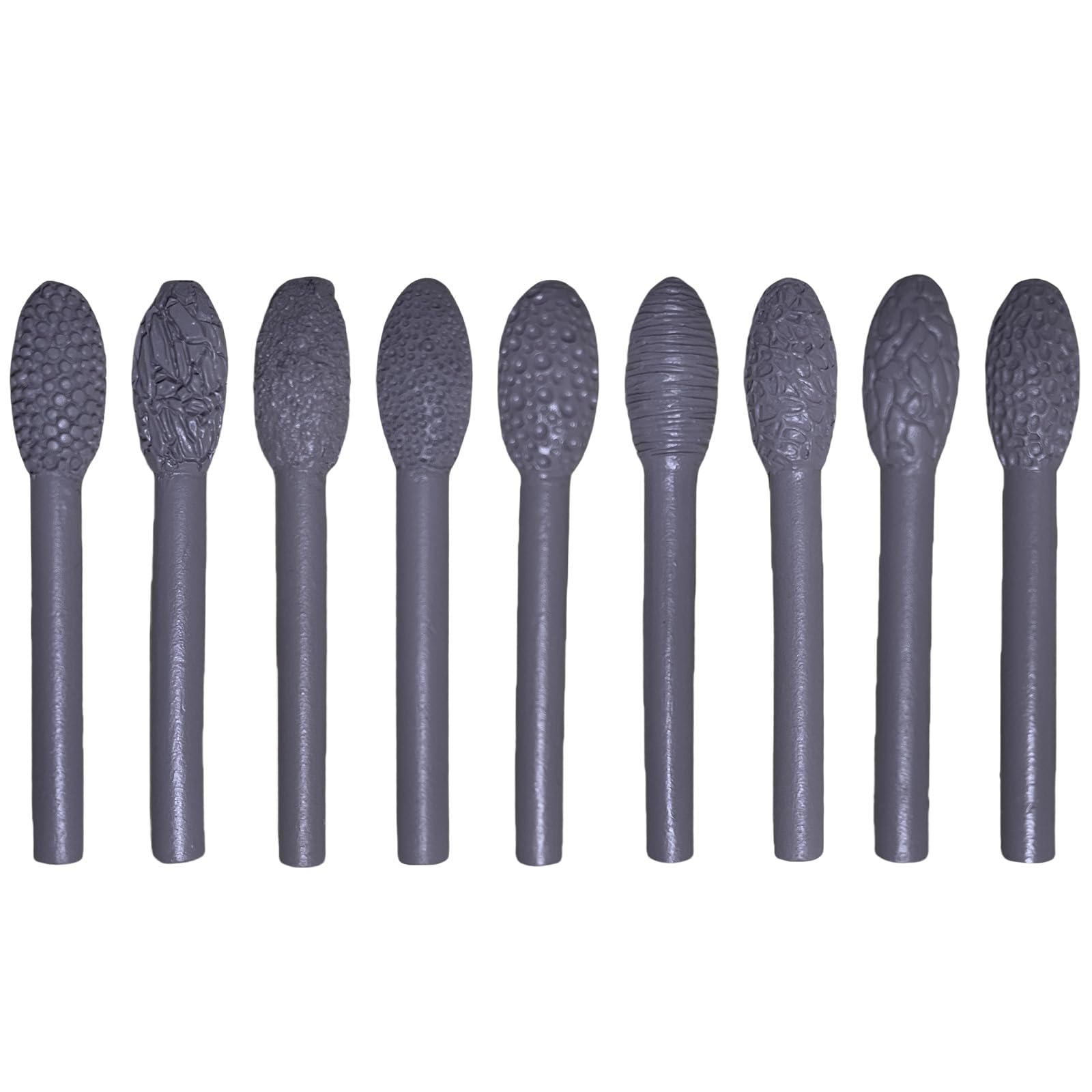 Kalttoy Multicolor 9Pieces Pottery Modelling Sticks Pottery Clay Texture Tool Oval Shape Rollers For Clay Sculpting And Art Craft Project Modelling Sticks