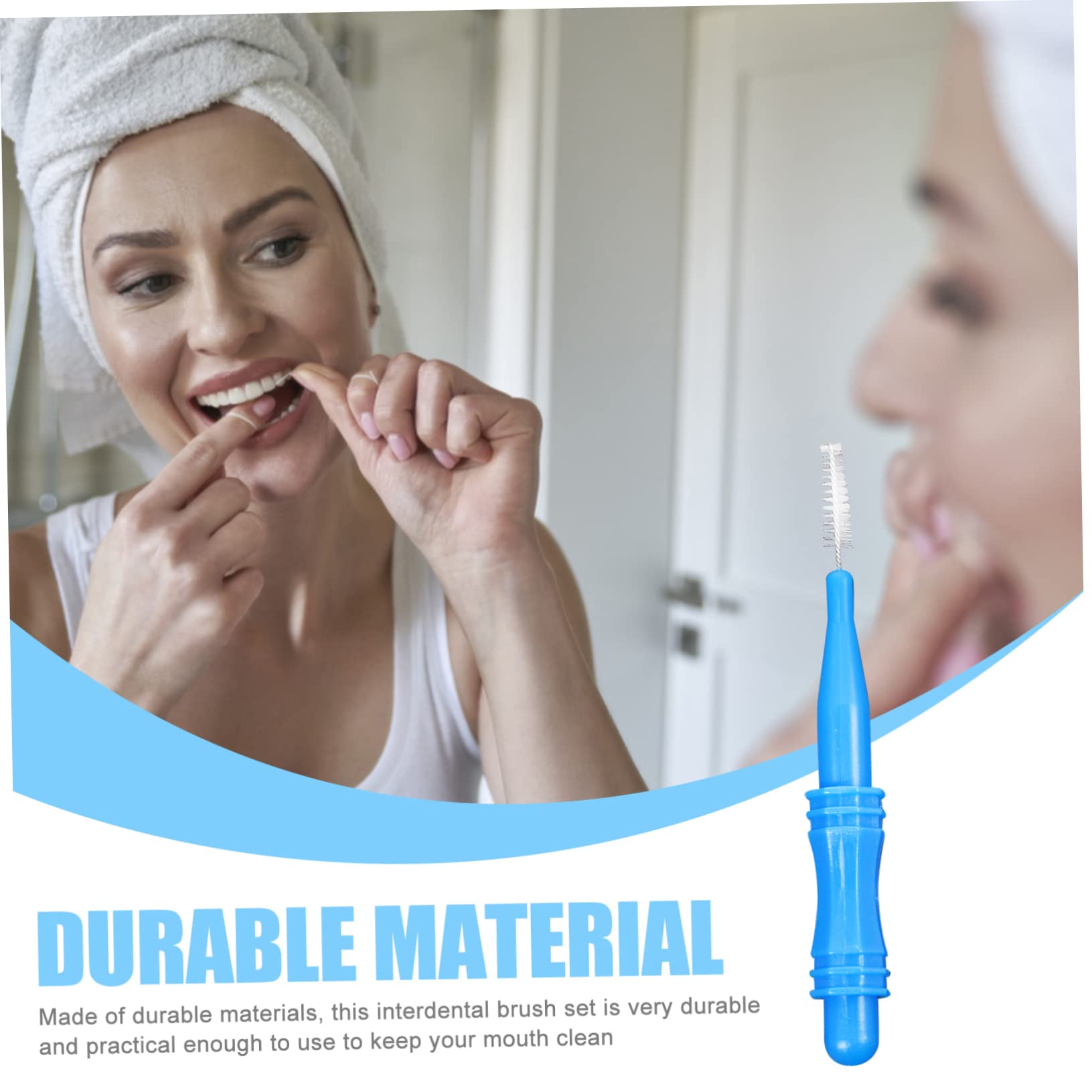 Didiseaon 3 Series Cepillos Interdentales Cepillos Interdentales Conveniente Limpiador Limpiador De Viaje Cepillo Interdental Pequeño Páginas 50 Piezas*3