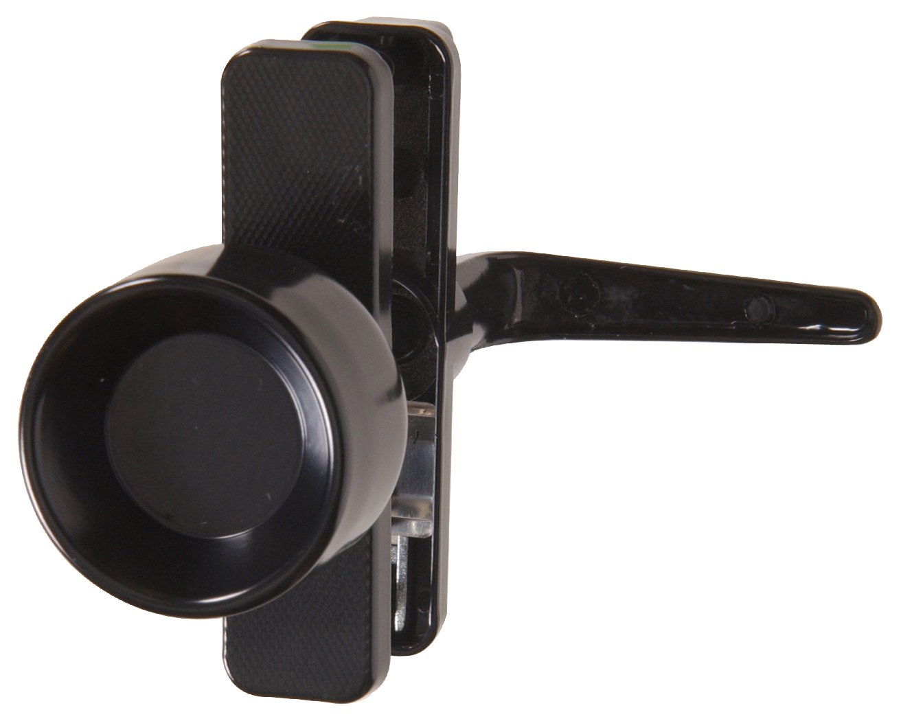 Pestillo de perilla Hillman 852059 negro para asegurar las puertas de tu cocina
