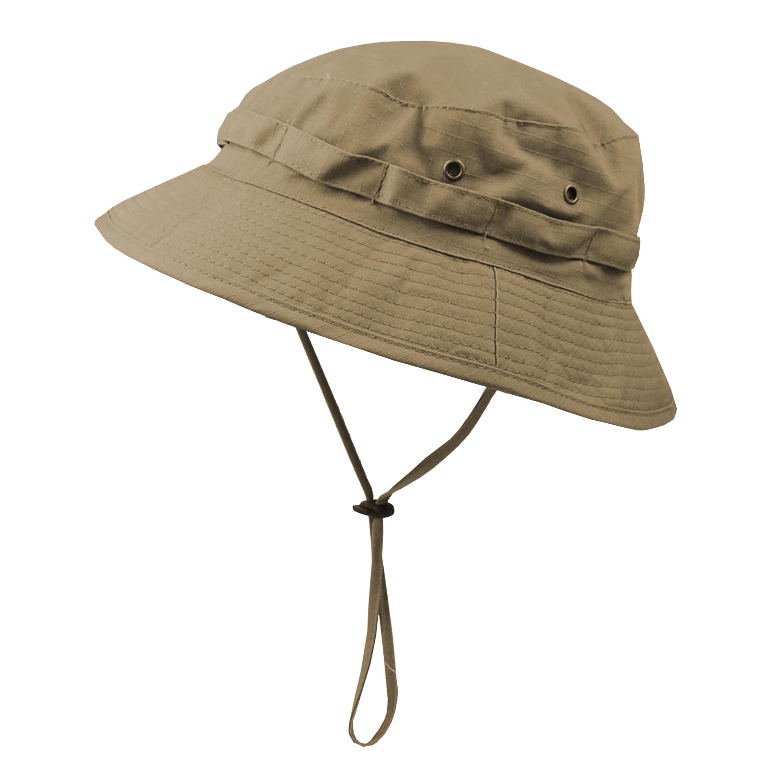 WUDEUI Camo Sun Bucket Hat for Men Women, Foldable UV Protection Boonie Hats for Hiking Beach Fishing Summer Safari Bush