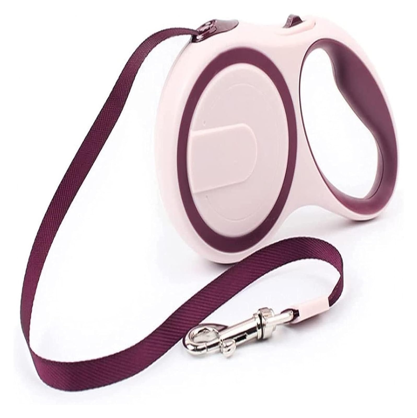 GOUJIAN 5 M Extendable Flexi-leash For Dogs Up To 20 Kg, Extendable Pet Leash, Automatic Leash, Retractable Classic Dog Leashes(Pink,3m)