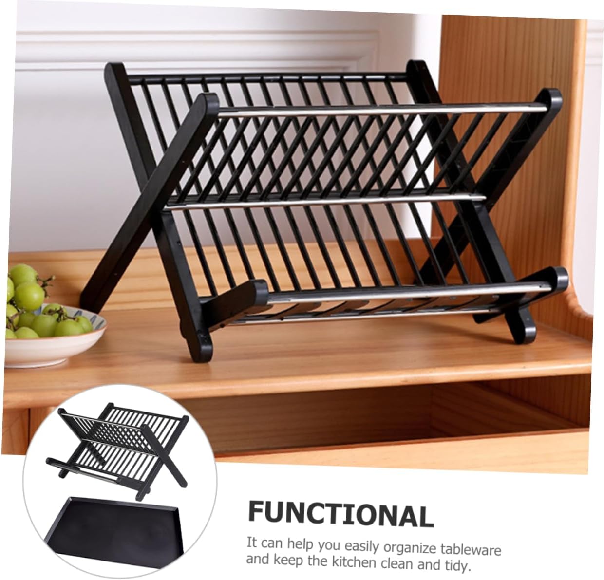 Kitchen Rack Folding Dish Drainer Sink Drying Rack Dish Drying Kitchen
