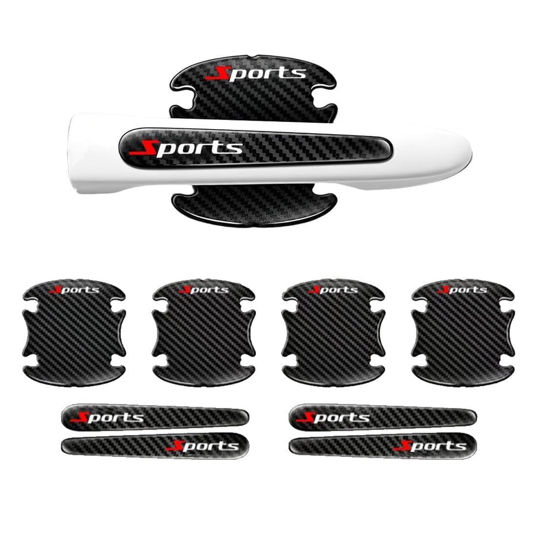 LSWD 8 Pcs Handle Protectors Film for BMW 5 Series Touring (G61) 2024-