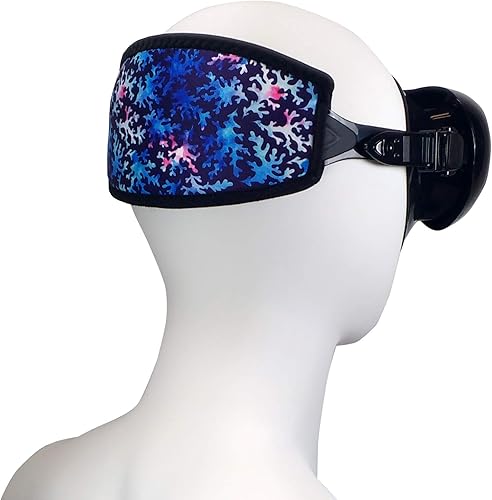 Miniatura 2 de Flow Scuba Gear - Correa de buceo con cierre de gancho y bucle, funda de neopreno para correas de máscara de buceo y esnórquel