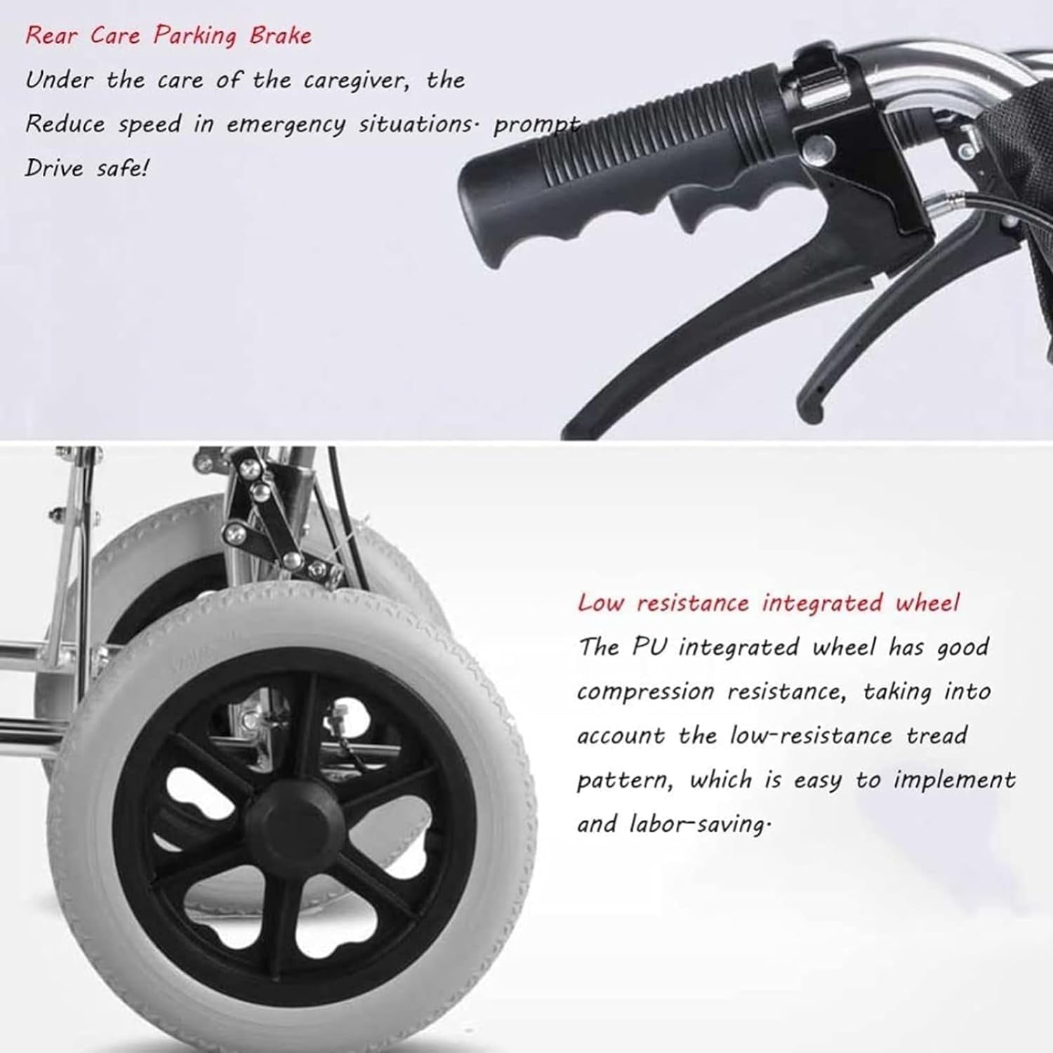 Silla de ruedas de aleación de aluminio ligera plegable transporte silla de ruedas autopropulsada silla de ruedas pedal ajustable silla de viaje para ancianos sillas de ruedas
