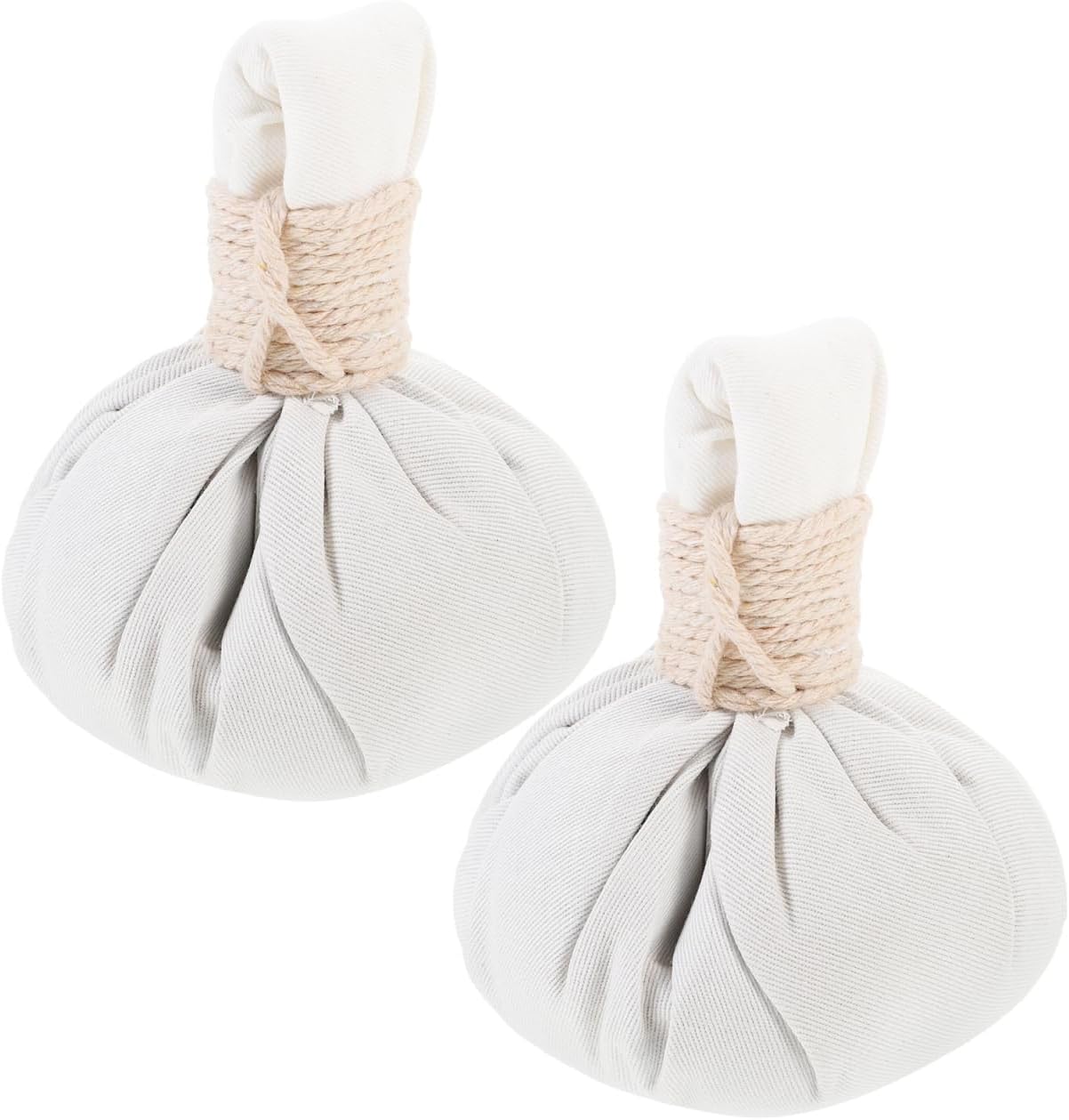 ABOOFAN 2pcs Thai Spa Massage Compress Balls Chinese Pouches Warm Hot Massage Ball Aroma Massage Spa Product for Home Salon Body Muscle