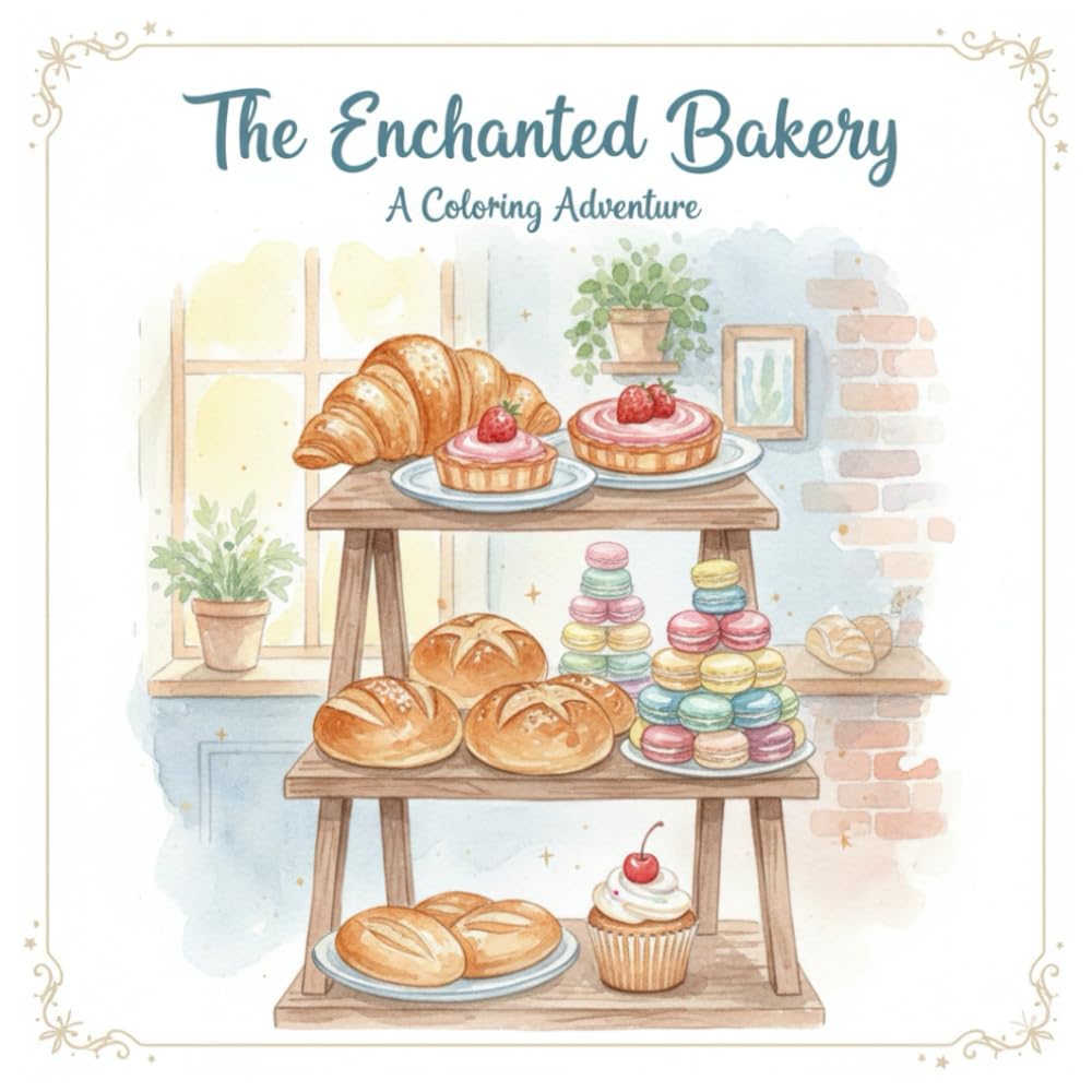 The Enchanted Bakery - A Coloring Adventure